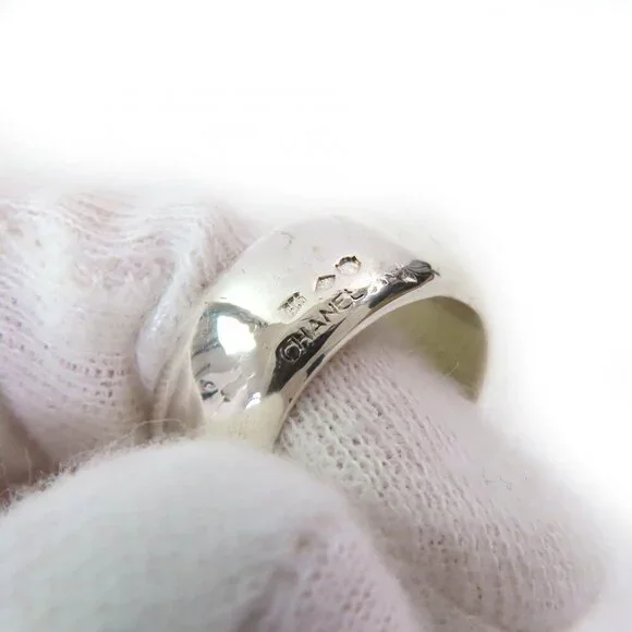CHANEL Authentic Silver Ring - Picture 6 of 9